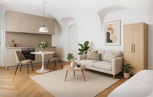 Anlage Wohnung Hofseitiges Apartment mit schöner Gewölbedecke! Für Kurzzeitvermietung geeignet! 1050 Wien Anlage Wohnung Hofseitiges Apartment mit schöner Gewölbedecke! Für Kurzzeitvermietung geeignet! 1050 Wien