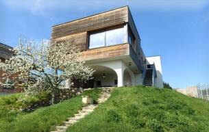 Wohnen Einfamilienhaus ++ TRAUMBLICK über den gesamten Neusiedler See ++ Architektenvilla mit weitläufigem Garten und traumhaftem Seeblick in idyllischer Lage! + Teilung und weitere Bebauung des Grundstückes möglich 7072 Mörbisch am See