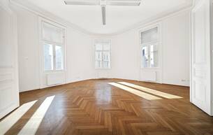 Gewerbe Büro/Praxis Topsaniertes Stilaltbaubüro in Naschmarktnähe | sehr hell | 154m² mit 4 bis 5 Zimmern | Luftwärmepumpe 1040 Wien