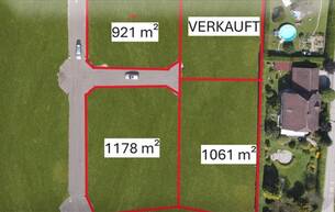 Wohnen SENSATIONELLES Grundstück! VOLLERSCHLOSSENES und FLACHES BAUGRUNDSTÜCK! TOP Anbindung! IDYLLISCHE Umgebung! 8142 Wundschuh
