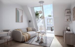 Anlage Wohnung THE TEMPTATION - Vorsorgewohnung - 2-Zimmer-Wohnung mit herrlicher Freifläche - Idealer Grundriss 1180 Wien