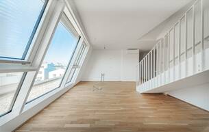 Wohnen Wohnung !!! EXKLUSIV !!! >> luxuriöse DG Wohnung mit eigenem Liftzugang, zwei Bäder und Dachterrasse >>TOP Anbindung 1210 Wien