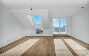 Wohnen Wohnung Neues Wohnen mit Weitblick >> zukunftsorientierte Dachgeschoss Wohnung aus hochwertigen Materialien >> LAGE LAGE LAGE 1210 Wien