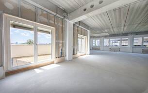 Gewerbe Büro/Praxis WIENBLICK | Ausbau nach Mieterwunsch | Erstbezug nach Errichtung | 733m² Büro mit Parkplätzen 1210 Wien