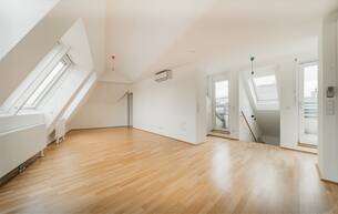 Wohnen Wohnung Maisonettewohnung im Dachgeschoss mit atemberaubender Aussicht 1060 Wien