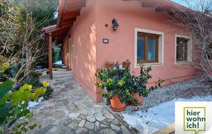 Wohnen Häuser Moderner Bungalow für mediterranes Lebensgefühl in Tribuswinkel: 4 Zimmer, Terrasse, Garten & Pool 2512 Tribuswinkel