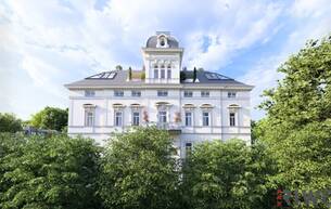 Wohnen Wohnung WIENTALBLICK | Wohnung in der historischen Sommerresidenz Villa Seutter mit 4,4m Raumhöhe | seltenes Sanierungsobjekt mit geplantem Balkon (ca. 11,96m²) 1130 Wien