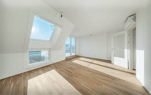 Wohnen Wohnung Helle 3-Zimmer-Dachgeschosswohnung mit Balkon nahe Alte Donau 1210 Wien