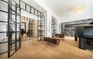 Gewerbe Büro/Praxis Repräsentatives, komplett möbliertes Design-Office in Top-Lage zur Untermiete 1050 Wien