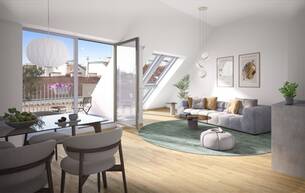 Anlage Wohnung 2-Zimmer-Dachgeschosstraum - Nachhaltiges Wohnen beim Yppenplatz 1170 Wien