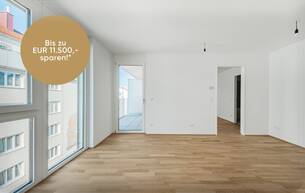 Wohnen Wohnung ERSTBEZUG >> schmucke 2-Zimmer Wohnung im 4. OG mit Balkon >> Alte Donau, Floridsdorfer Spitz 1210 Wien