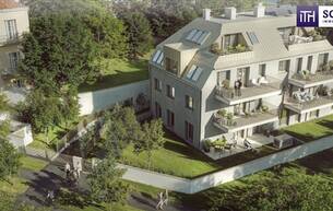 Anlage Wohnung Kleine Wohnung - Große Wirkung! WOW - Gartenwohnung mit großer Terrasse und Garten! 2 Zimmer + Hochwertige Ausstattung + Ideale Infrastruktur + Garage + Ein neues Lebebsgefühl! 1220 Wien