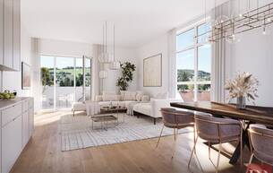 Wohnen Wohnung Panorama Terrassenresidenz über den Dächern von Klosterneuburg 3400 Klosterneuburg