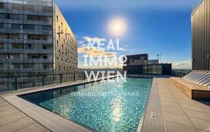 Wohnen Wohnung Wienerberg City – Exklusive 4 Zimmer Maisonette mit Dachpool & Panoramablick 1100 Wien Wohnen Wohnung Wienerberg City – Exklusive 4 Zimmer Maisonette mit Dachpool & Panoramablick 1100 Wien