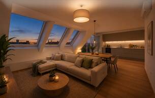 Wohnen Wohnung DG - helle Wohlfühl-Oase mit 3 Zimmer >> TOP ANBINDUNG 1120 Wien