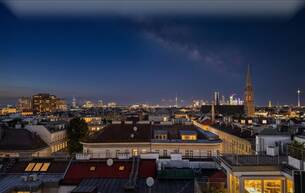 Wohnen Wohnung Private Penthouse Residenz mit Skyline View über Wien nächst Stadtpark, Wien Mitte und Rochusmarkt! 1030 Wien