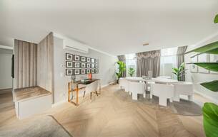 Anlage Wohnung THE FUSION! Großzügige 3-Zimmer-Dachwohnung mit hofseitiger Freifläche 1040 Wien
