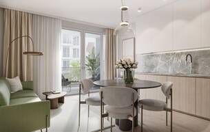 Wohnen Wohnung Hochwertige 2-Zimmer-Neubauwohnung mit Top-Anbindung 1050 Wien