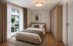 Wohnen Wohnung ERSTBEZUG >> schmucke 2-Zimmer Wohnung im 4. OG mit Balkon >> Alte Donau, Floridsdorfer Spitz 1210 Wien