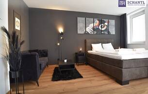 Wohnen Wohnung Monkey Loft im City Center | Stylishes Wohnen in der Grazer Innenstadt | 4. Liftstock | Balkon in den Innenhof | moderne Einrichtung 8010 Graz