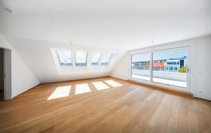 Wohnen Wohnung THE TEMPTATION - Dachgeschoss-Maisonette mit 2 Terrassen + Balkon | 23 m² Freifläche, 3 Zimmer 1180 Wien