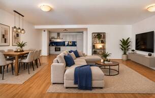 Wohnen Wohnung 126 M² WOHNFLÄCHE IM 1. OBERGESCHOSS | 2 Zimmer, Eigengarten, 2 Loggien & Garage 1070 Wien Wohnen Wohnung 126 M² WOHNFLÄCHE IM 1. OBERGESCHOSS | 2 Zimmer, Eigengarten, 2 Loggien & Garage 1070 Wien
