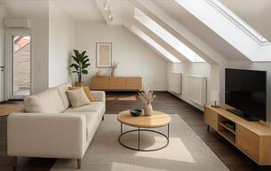 Wohnen Wohnung Stilvoll wohnen im Dachgeschoss – 3 Zimmer & Sonnenterrasse 1100 Wien