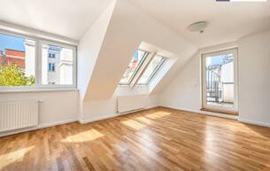 Anlage Wohnung Über den Dächern Wiens | Helles 3-Zimmer-Dachgeschoss mit rund 67 m² Dachterrasse – jetzt entdecken! 1040 Wien