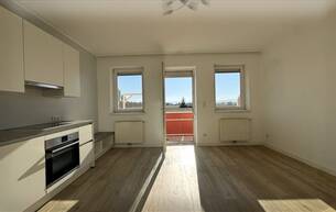 Wohnen Wohnung WOHNEN MIT FERNBLICK | Helle 2-Zimmer-Wohnung mit Südwestbalkon & Parkplatz | Zweitbezug nach Sanierung | Seuttergasse, Eggendorf 2492 Eggendorf