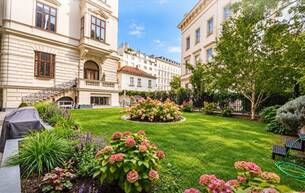 Wohnen Wohnung Repräsentative Palaiswohnung vollklimatisiert mit Terrasse und Garagen im Botschaftsviertel 1030 Wien
